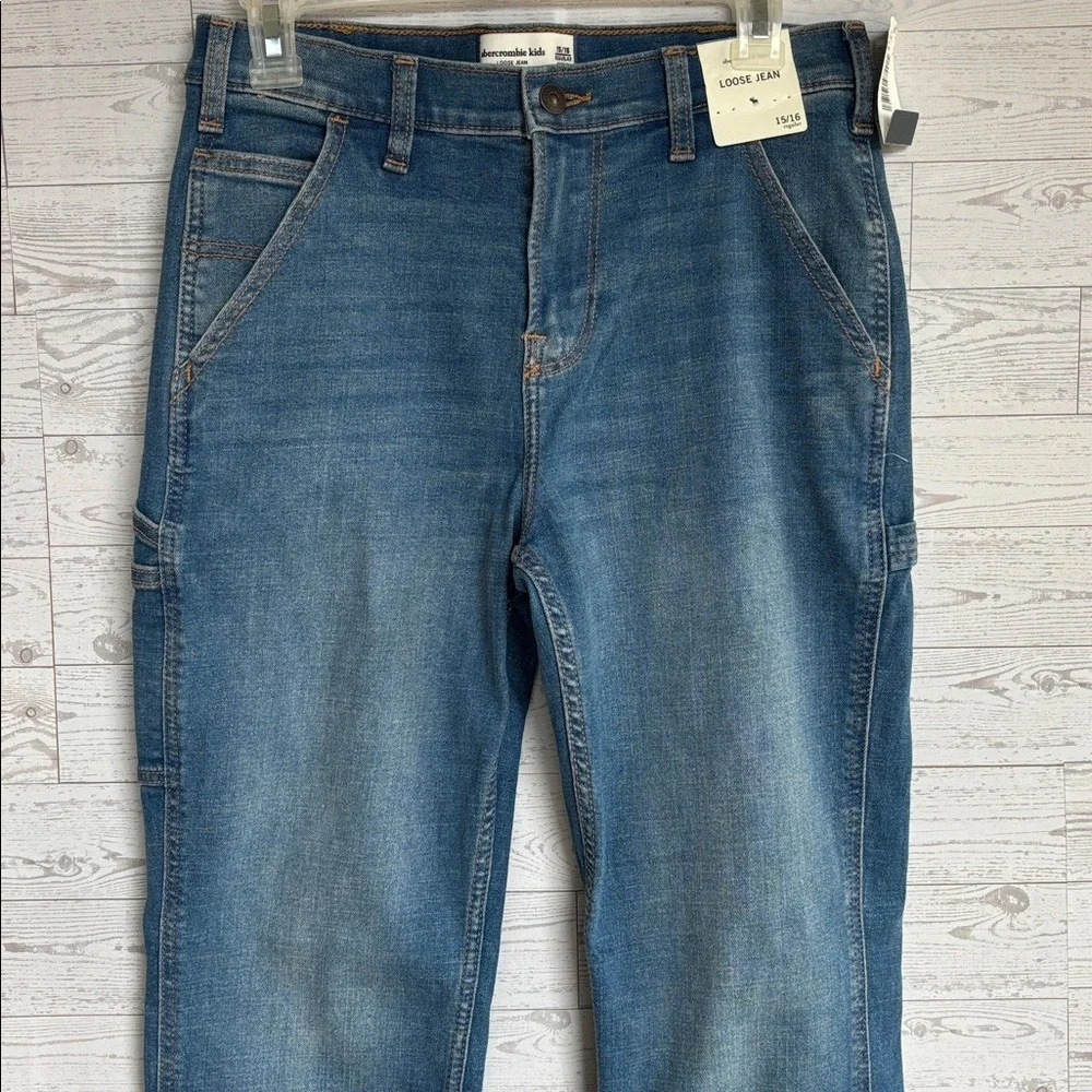 Abercrombie Kids Boys‎ Loose Jean Carpenter Style Size 15/16 NWT